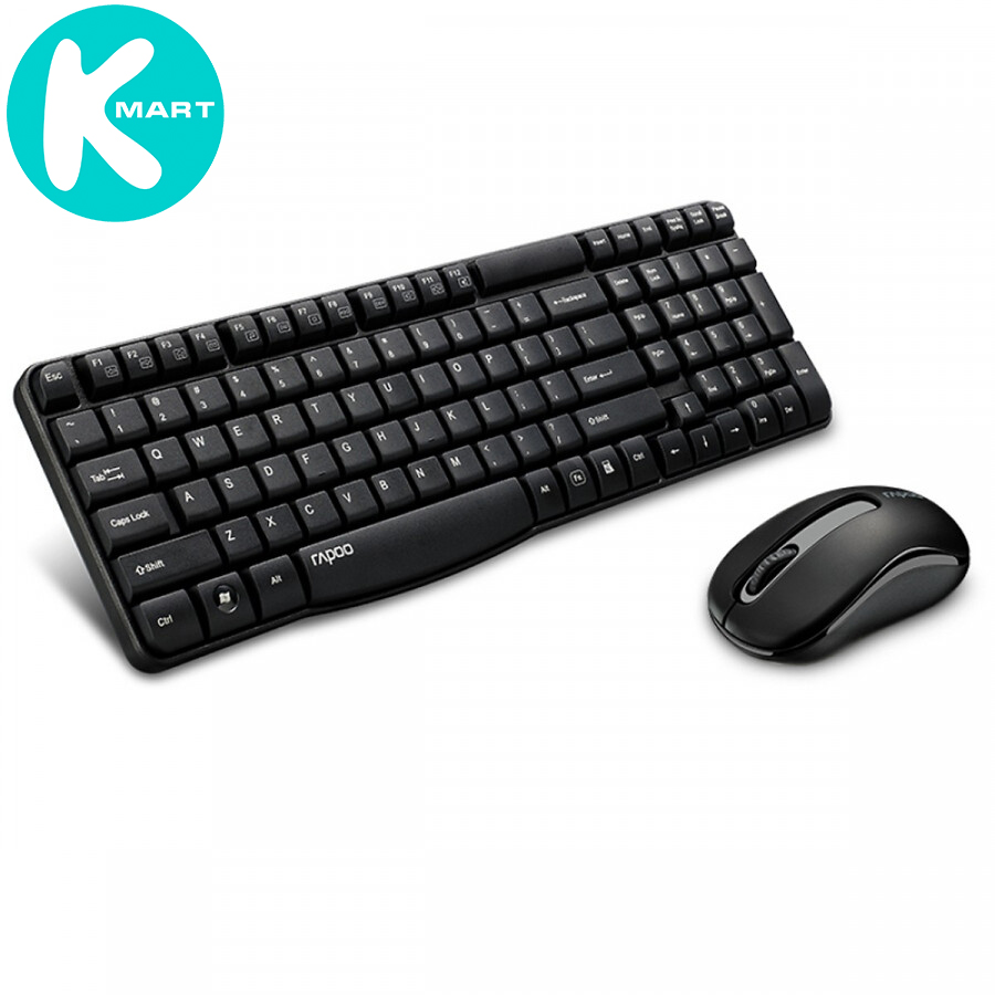 Bộ bàn phím và chuột không dây rapoo x1800s - hàng chính hãng