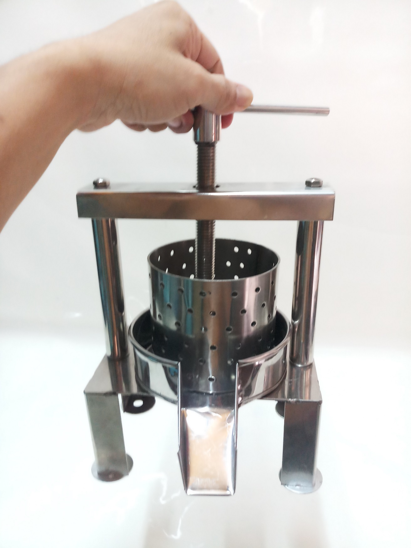 MÁY ÉP MỠ,ÉP CỐT DỪA INOX ĐA NĂNG BẰNG TAY SIZE BÉ XÍU.