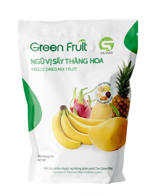 [HCM]GREEN FRUIT – NGŨ VỊ SẤY THĂNG HOA 125g / túi