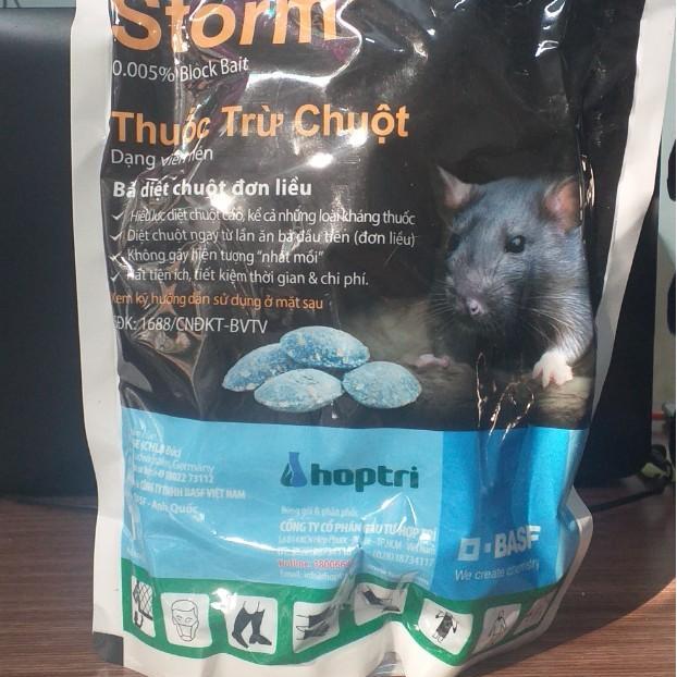 THUỐC DIỆT CHUỘT STORM( BASF-ĐỨC) 250VIEN 1KG