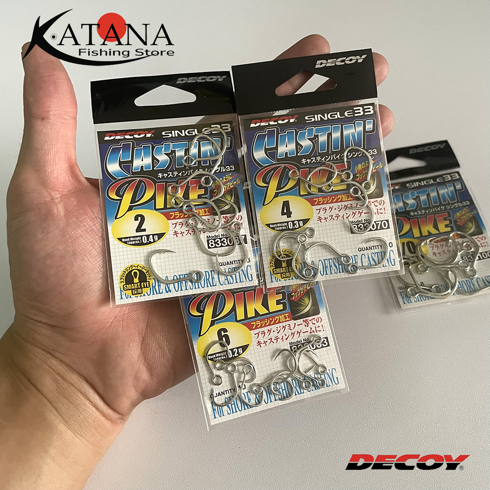 Lưỡi đơn câu lure mồi giả DECOY CASTIN' PIKE