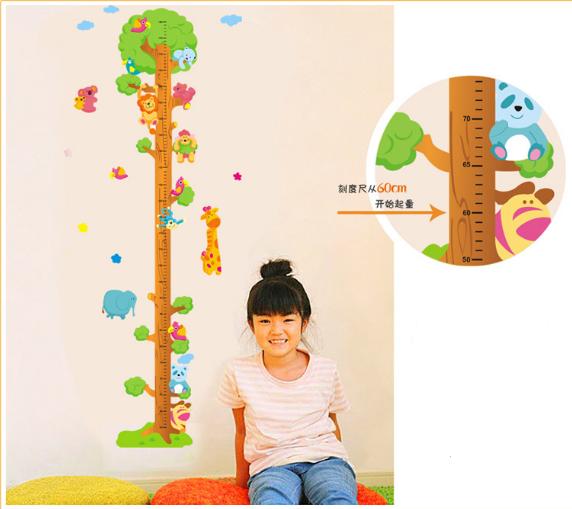 [HCM]Decal trang trí thước đo Cây Vàng