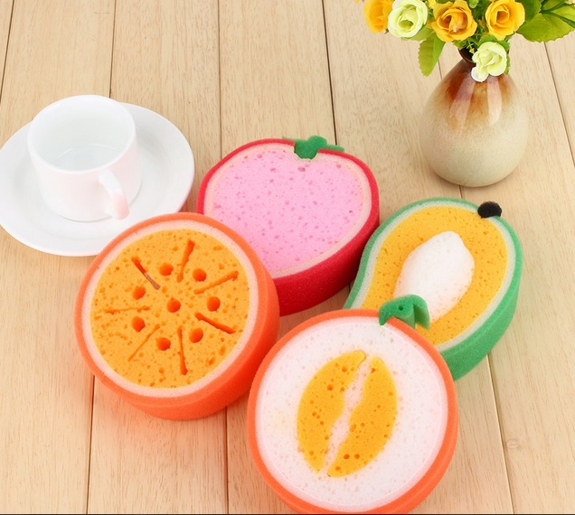 Miếng bọt biển rửa bát hình trái cây hoa quả