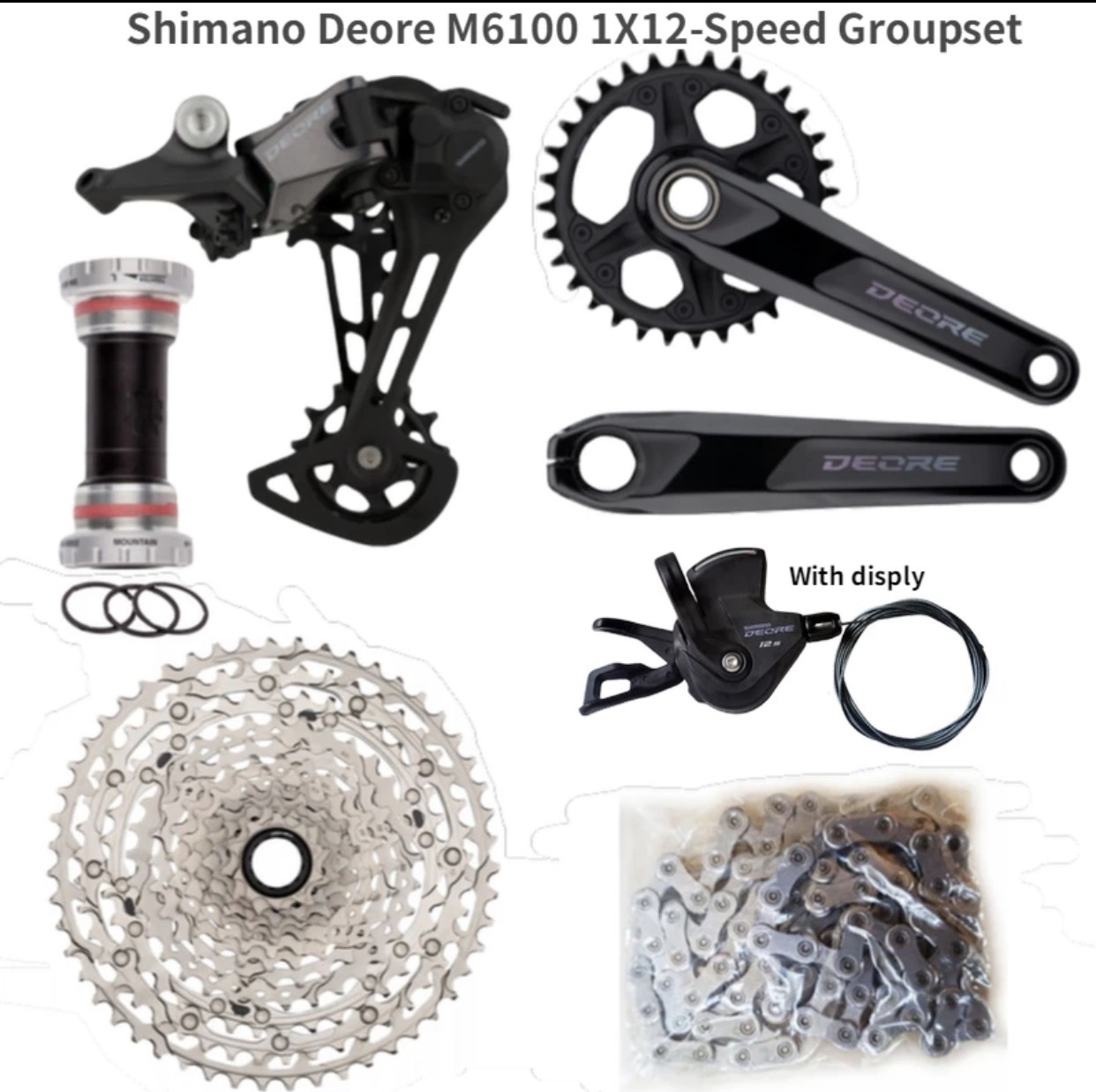 GROUPSET SHIMANO DEORE M6100 12 TỐC ĐỘ