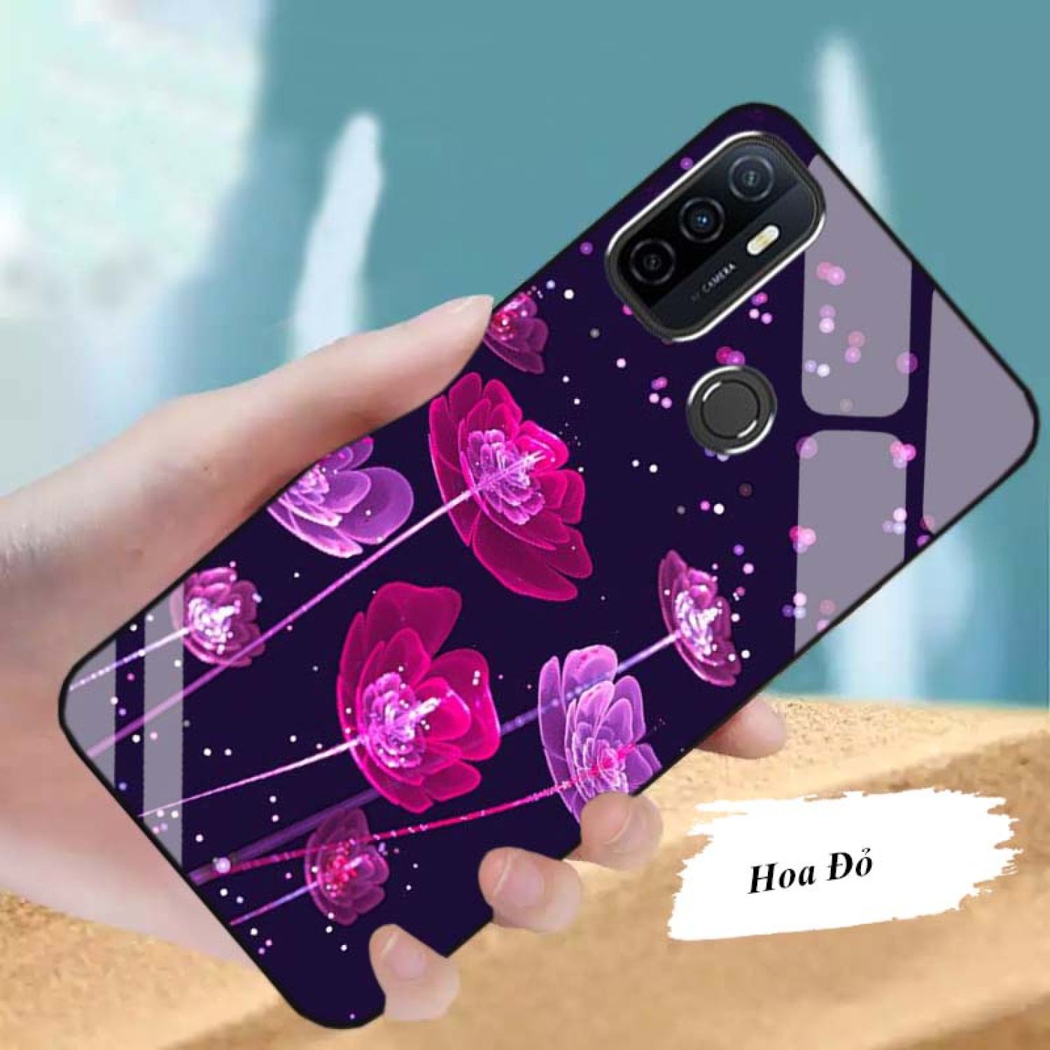 Ốp OPPO A53 Lưng Kính Cường Lực Cao Cấp Mới ƞhất