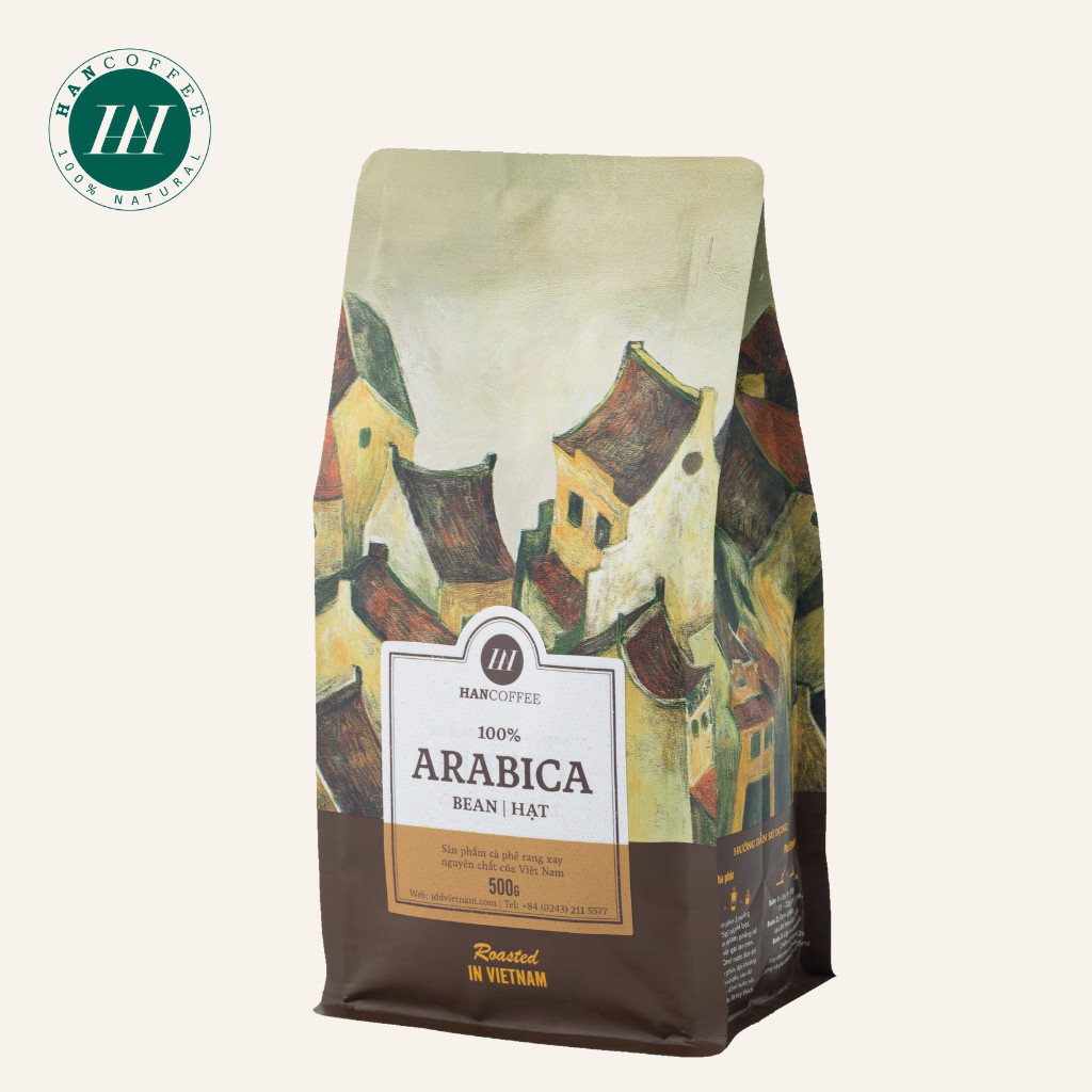 [Thùng] HANCOFFEE Standard  Robusta Thùng 20 túi 500g