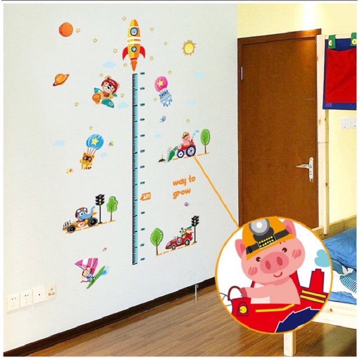 [HCM]Decal đo chiều cao hình giao thông