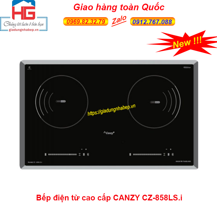 Bếp Điện Từ Đôi Canzy CZ-858-LS.i