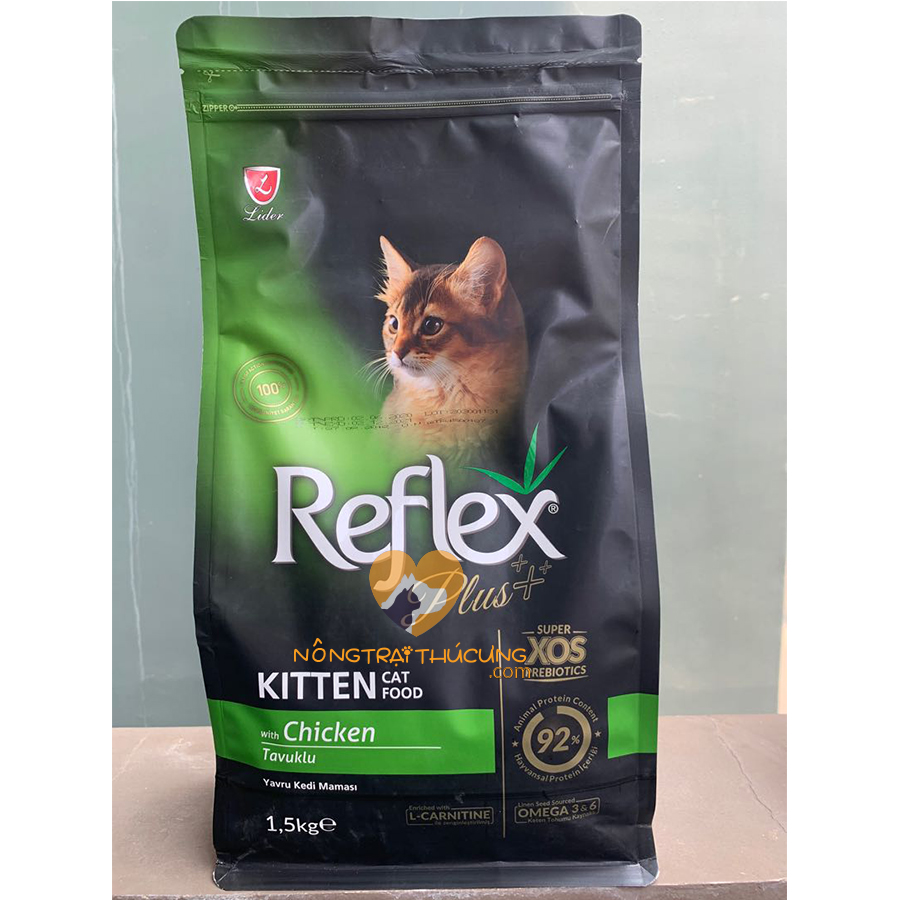 Thức Ăn Hạt Cho Mèo Con Reflex Plus Kitten Vị Gà - Reflex Plus Kitten Food Chicken - [Nông Trại Thú Cưng]