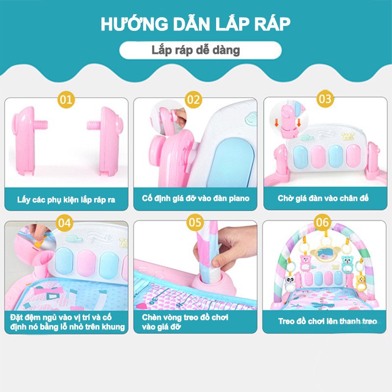[HCM]Thảm nhạc cho bé có đàn piano mẫu mới