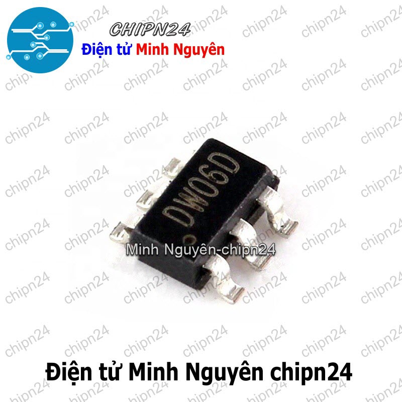 [2 con] (SOP) IC Dán DW06 SOT23-6 Hàng Tốt (SMD) (DW06D) - HH006181