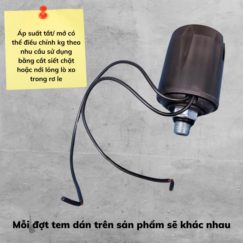 [HCM]Rơ le công tắc áp suất máy bơm nước tự động
