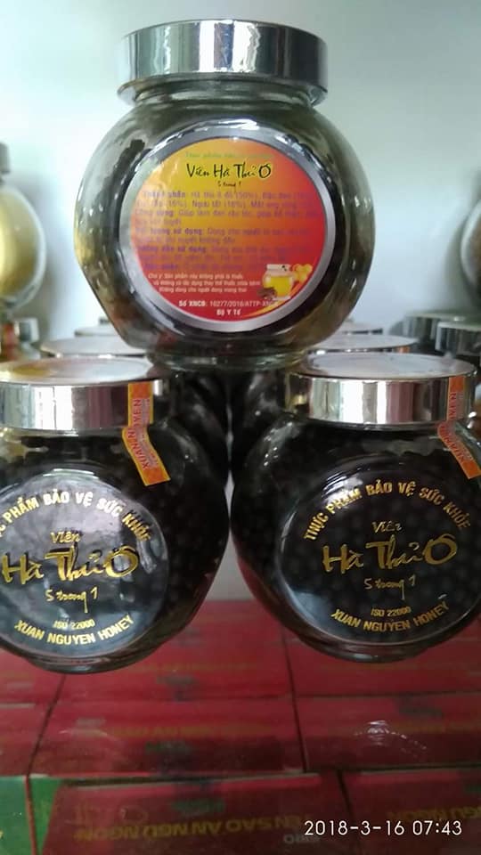 COMBO 3 LỌ HÀ THỦ Ô XUÂN NGUYÊN