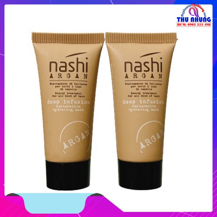 [+Tặng mũ trùm][HCM] [CHÍNH HÃNG] Dầu hấp ủ tóc Nashi Argan Deep Infusion phục hồi siêu mượt