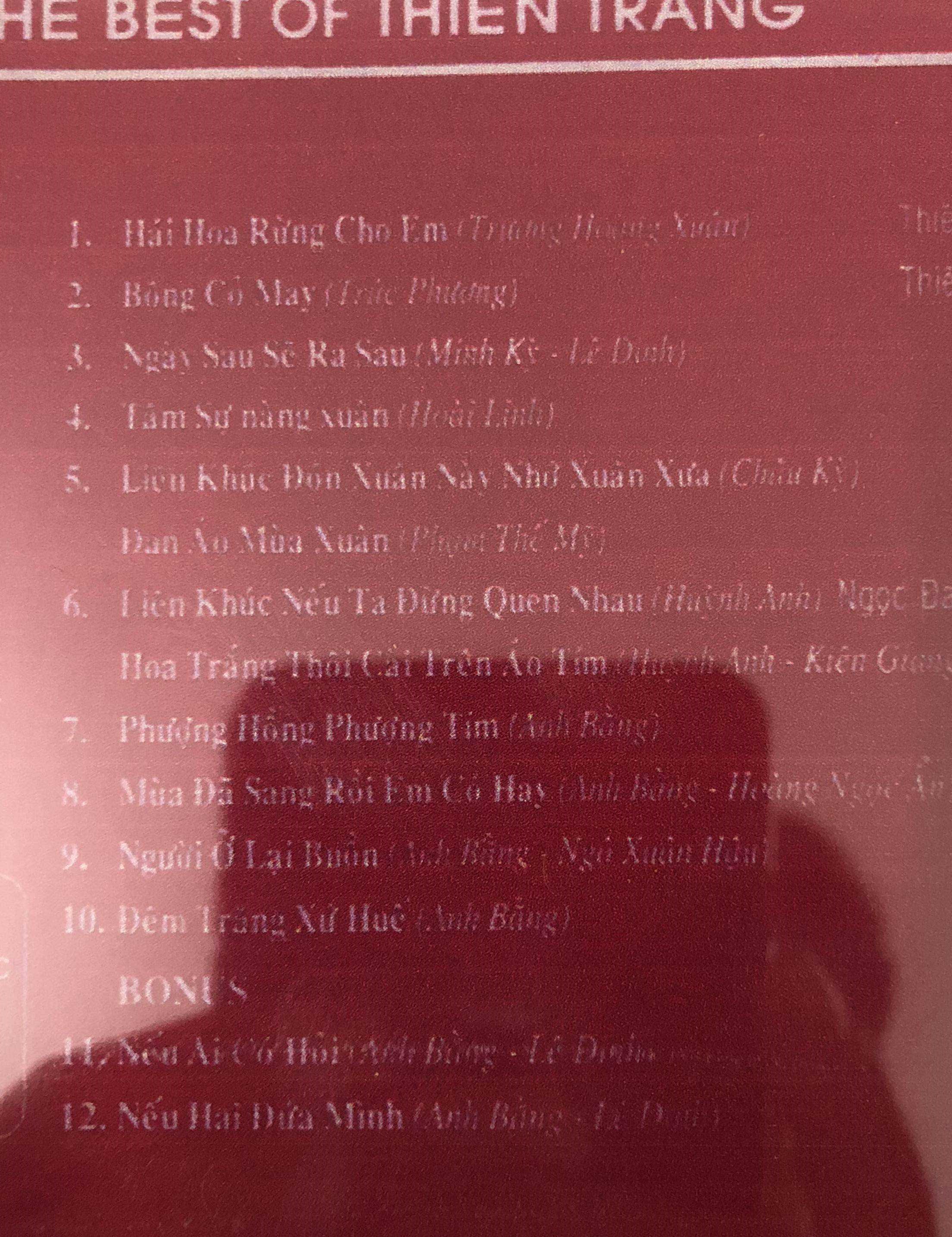 [HCM]CD The Best Of Thiên Trang - ASIACD
