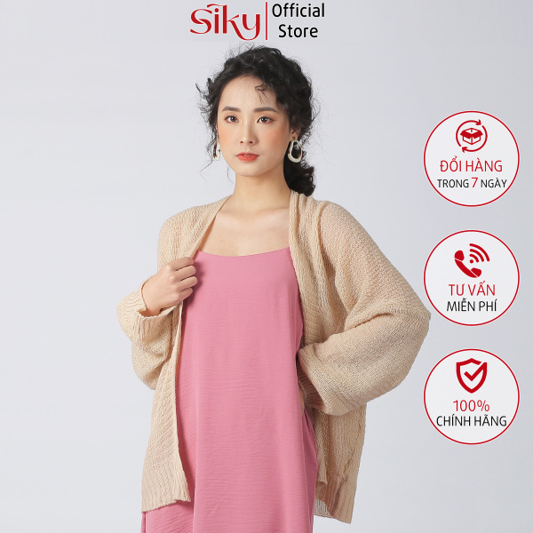 Áo Cadigan len mỏng phong cách Hàn Quốc - Siky