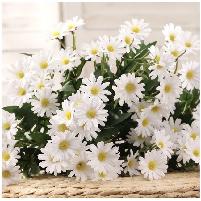 Hoa Giả Hoa Lụa 🌺FREESHIP🌺 Hoa Cúc Hoạ Mi