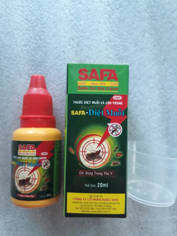 SAFA 20ML- DIỆT MUỖI VÀ CÔN TRÙNG HIỆU QUẢ