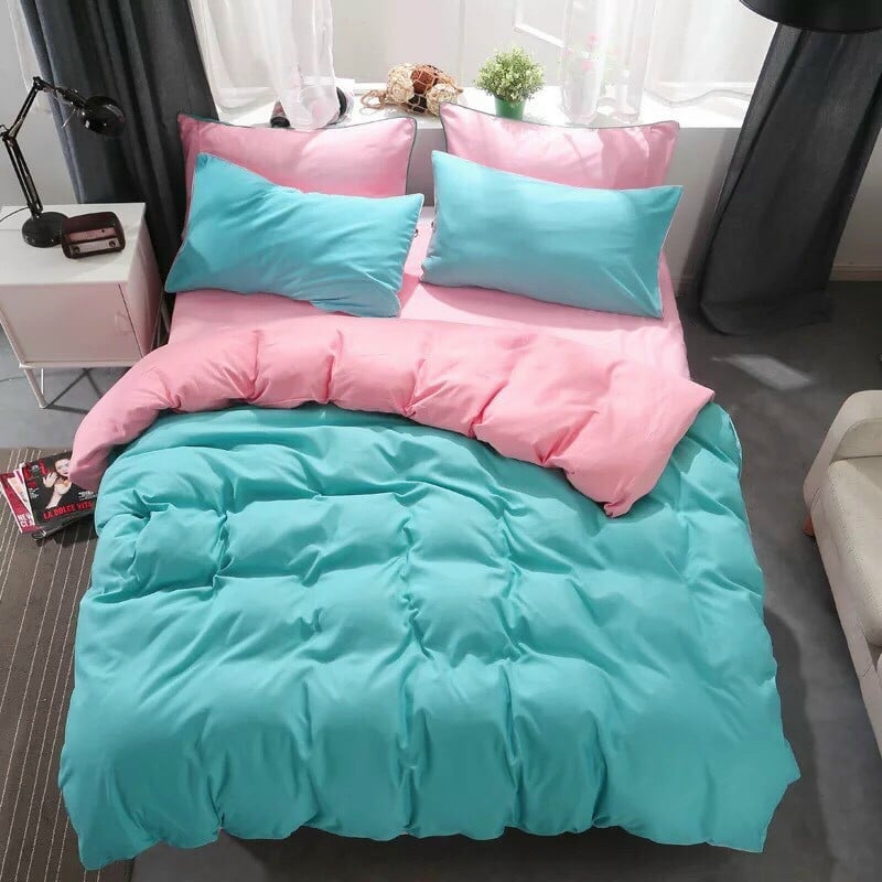 Bộ CHĂN GA GỐI COTTON POLY Nhập Khẩu - Trơn