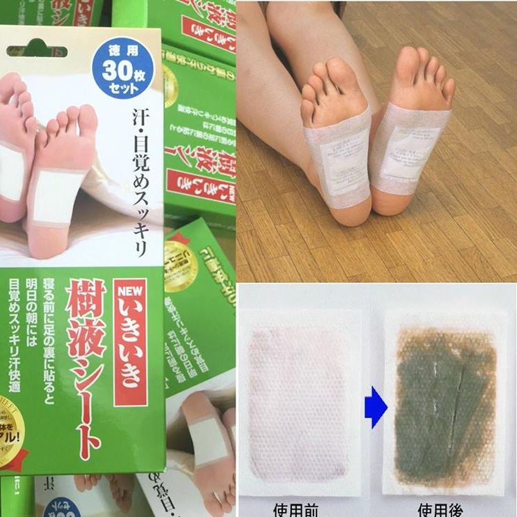 Miếng Dán Thải Độc Chân Toplan Nhật Bản 30 Miếng