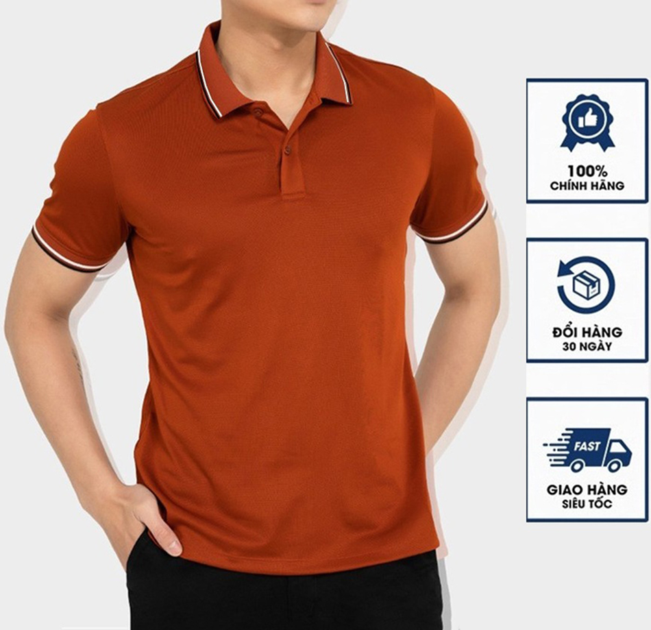 Áo thun nam POLO PHỐI VIỀN vải thun cotton 4 chiều co dãn mịn mát sang trọng lịch lãm-PLOVIEN212