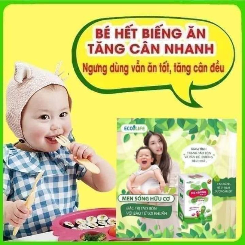1 hộp Men sống hữu cơ Ecolife