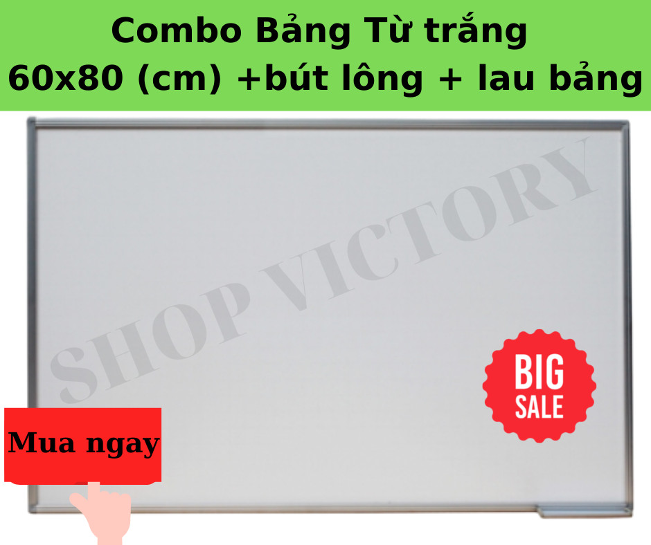 Bảng Từ Trắng, Hít Nam Châm, Bảng Học Sinh, Viết Bút Lông Kích Thước cm