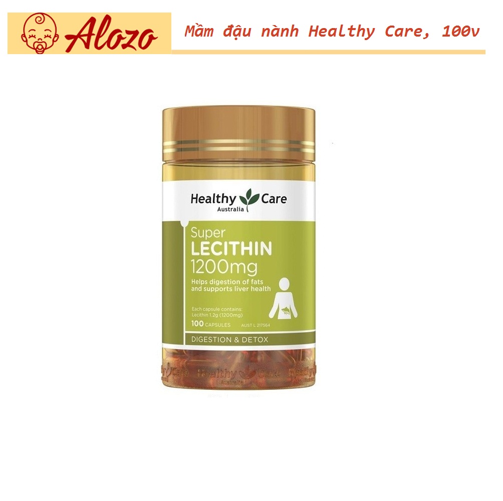 Viên uống mầm đậu nành Lecithin 1200mg (lecithin healthy care)