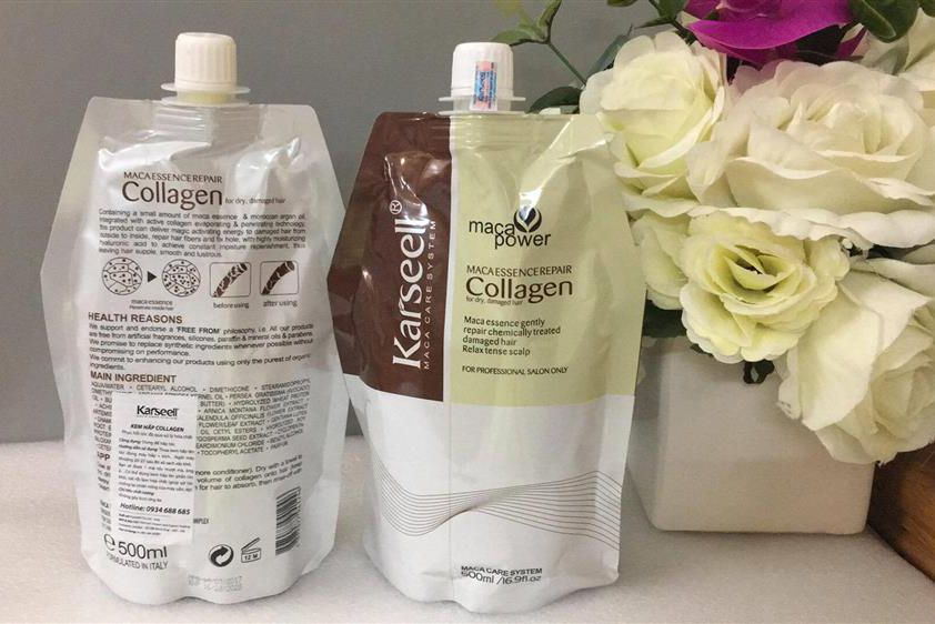Dầu hấp ủ tóc collagen Karseell maca phục hồi tóc chuyên sâu  500ml
