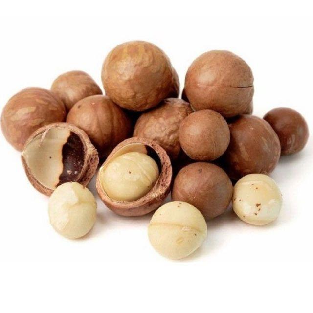 1kg Hạt macca Úc (loại nứt vỏ tự nhiên)