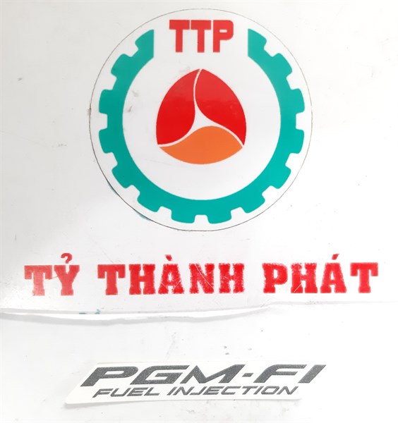 Tem Chử PGM Fi ( Future 19 Led ) xe Trắng (Miếng)