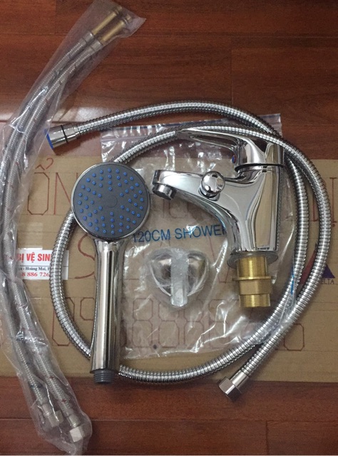 Vòi chậu liền sen tắm nóng lạnh cao cấp [Rẻ Vô Địch]