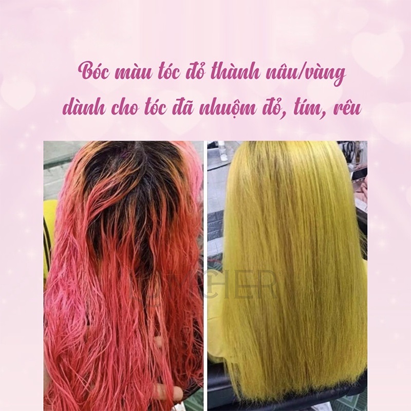 Bóc màu đỏ đen color tour 100ml hàn quốc