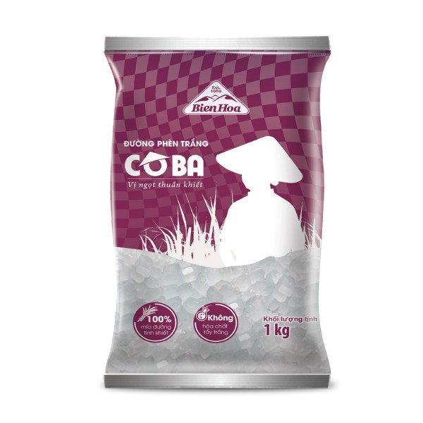 [HCM] Đường phèn trắng Cô Ba Biên Hoà 1kg