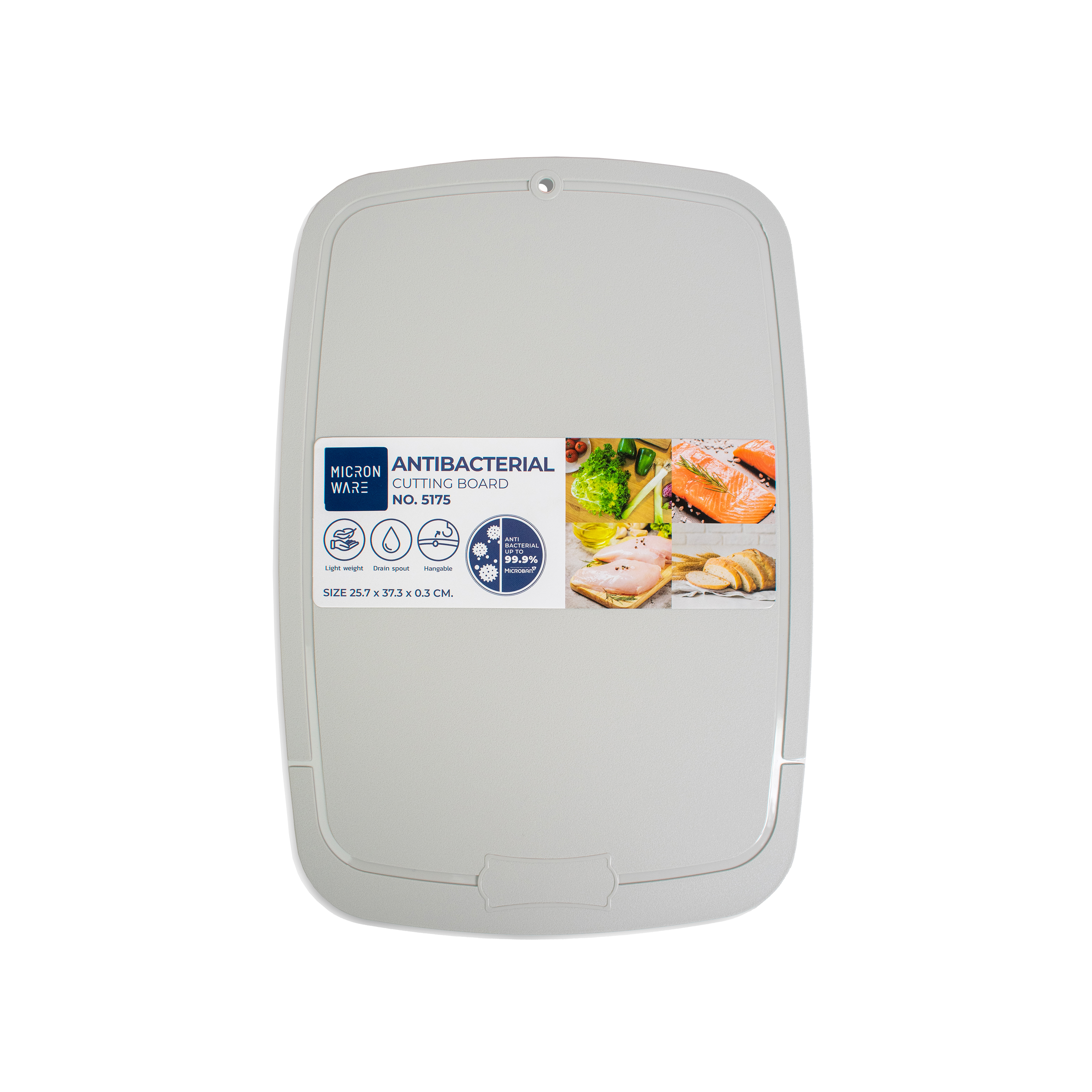 Micronware Antibacterial Super Thin Polypropylene Cutting Board for Kitchen Use