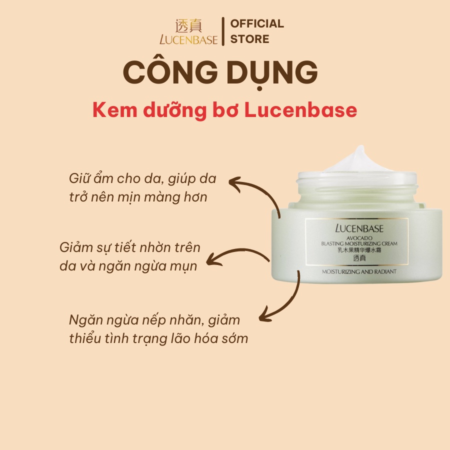 Kem dưỡng da bơ Lucenbase