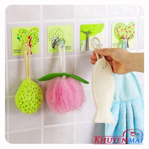 Combo 5 móc dán 3D họa tiết siêu chắc