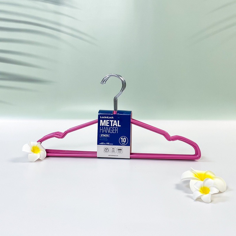 Sét 10 Móc Treo Quần Áo Lock&Lock ETM376 (hàng chính hãng)