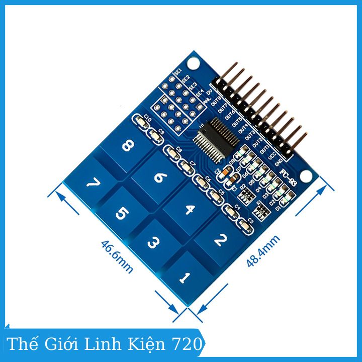 Module cảm biến chạm TTP226 8 phím