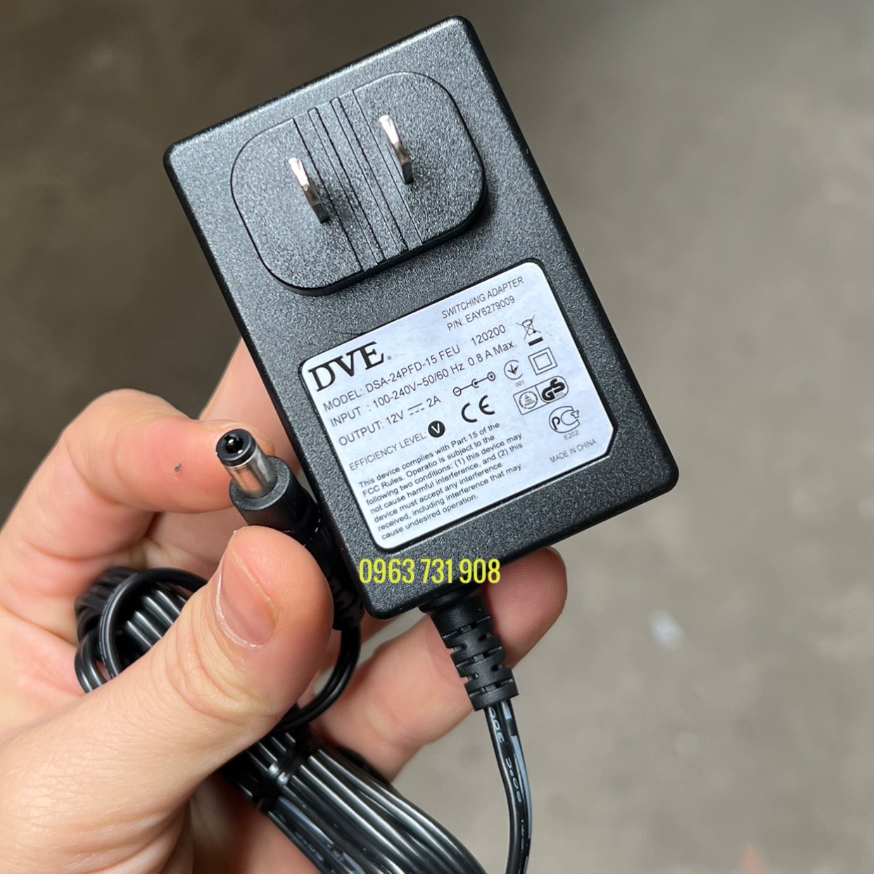 Adapter nguồn 12V-2A  chính hãng