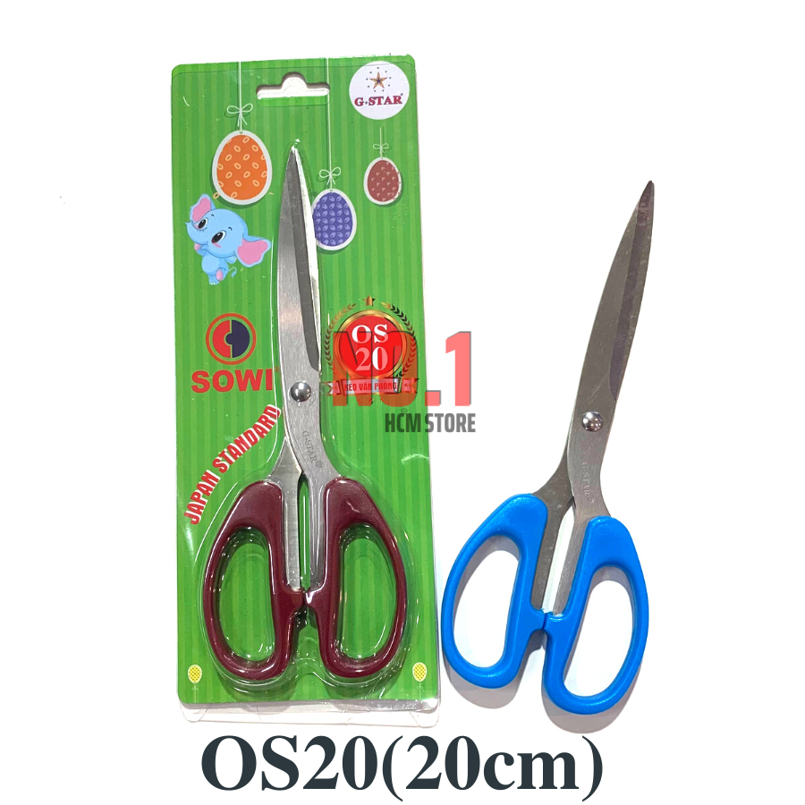 Kéo Văn Phòng Gstar Os 16/18/20 3 Size ( Giao Màu Ngẫu Nhiên ) - K Pen