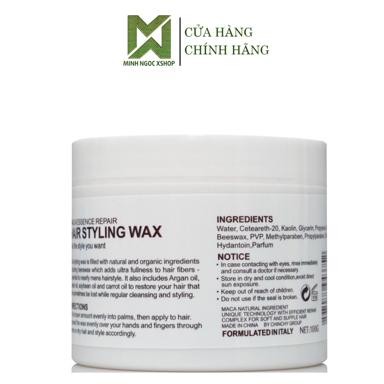 Sáp vuốt tóc Karseell Maca Hair Styling Wax 100G