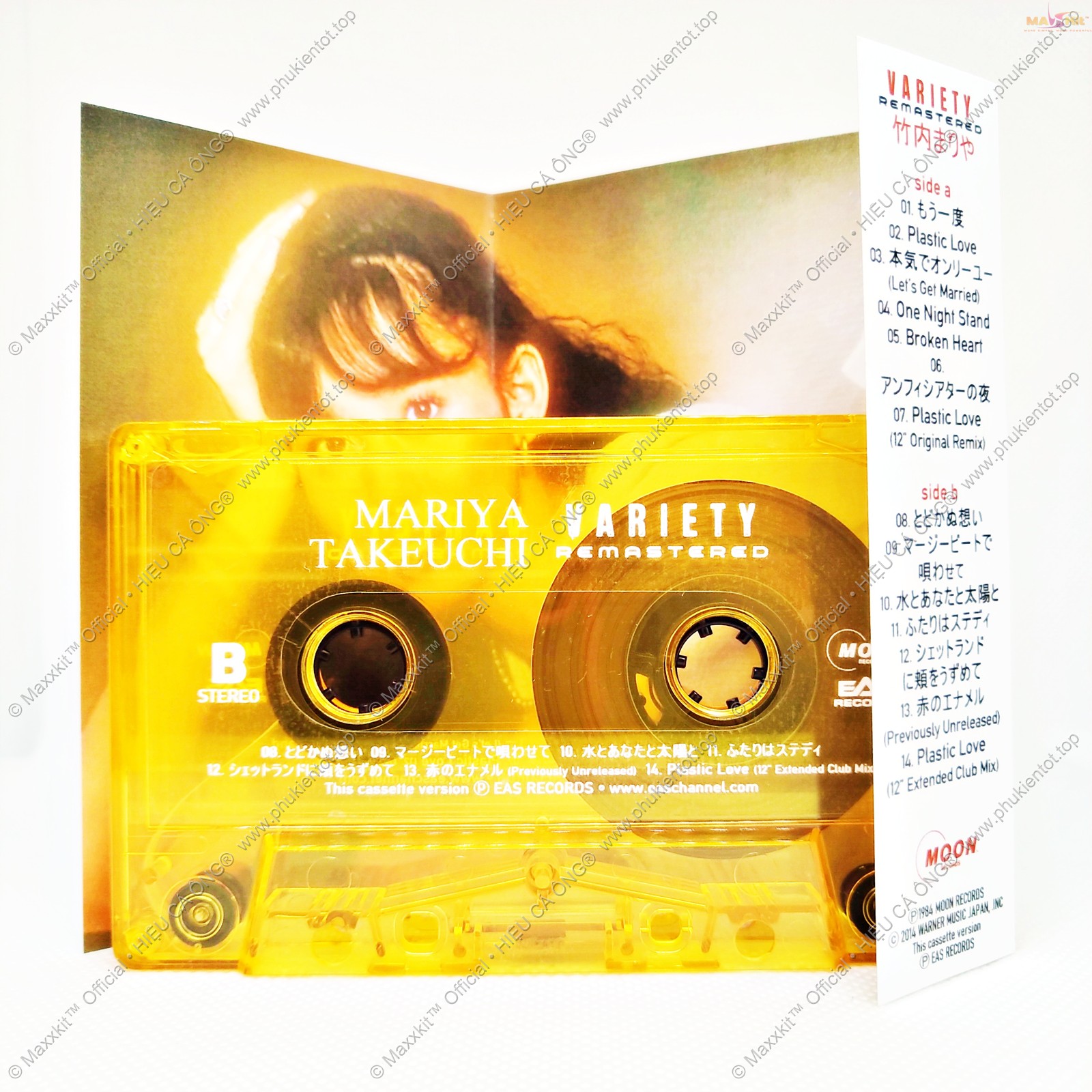 Băng cassette nhạc VARIETY - MARIYA TAKEUCHI (Remastered 30th Anniversary Edition) - EAS Records
