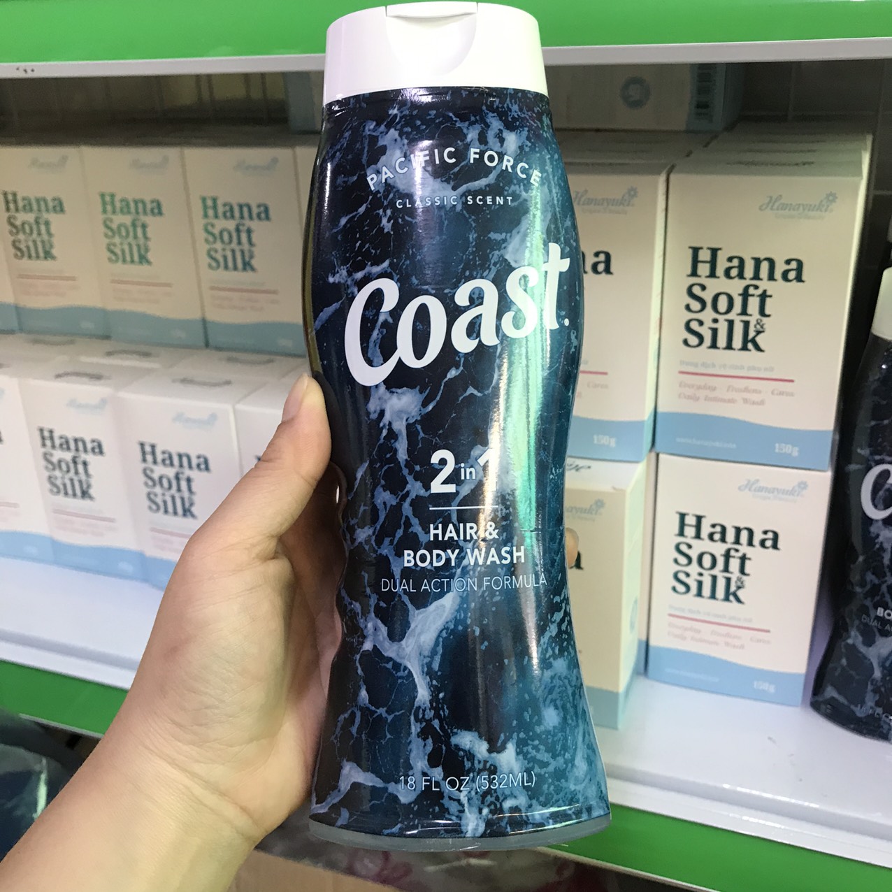 [HCM]Sữa Tắm Gội COAST 2in1 532ml