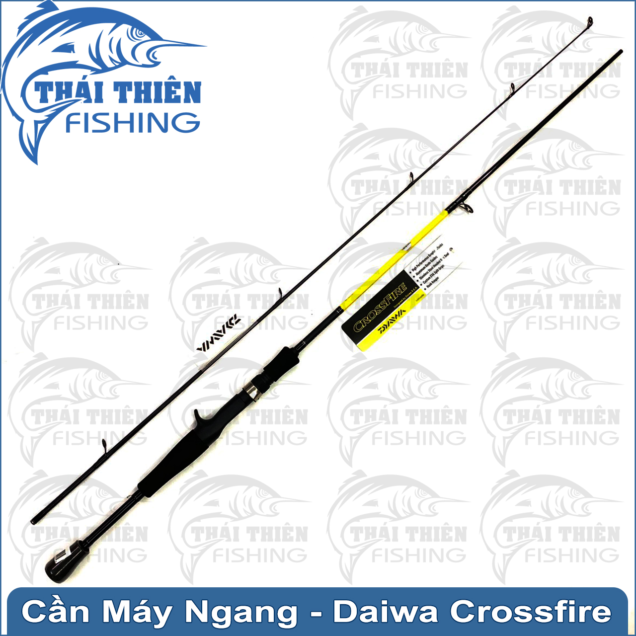 Cần Câu Cá Daiwa Crossfire Cần Lure Máy Ngang 1m80 (602M)/ 1m98 (662MH)