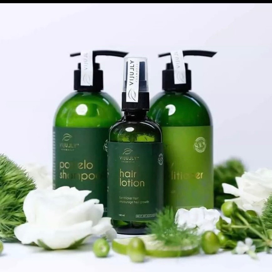 [HCM][SẢN PHẨM] COMBO DẦU GỘI+ DẦU XẢ+ XỊT BƯỞI VIJULLY [ CHÍNH HẢNG]