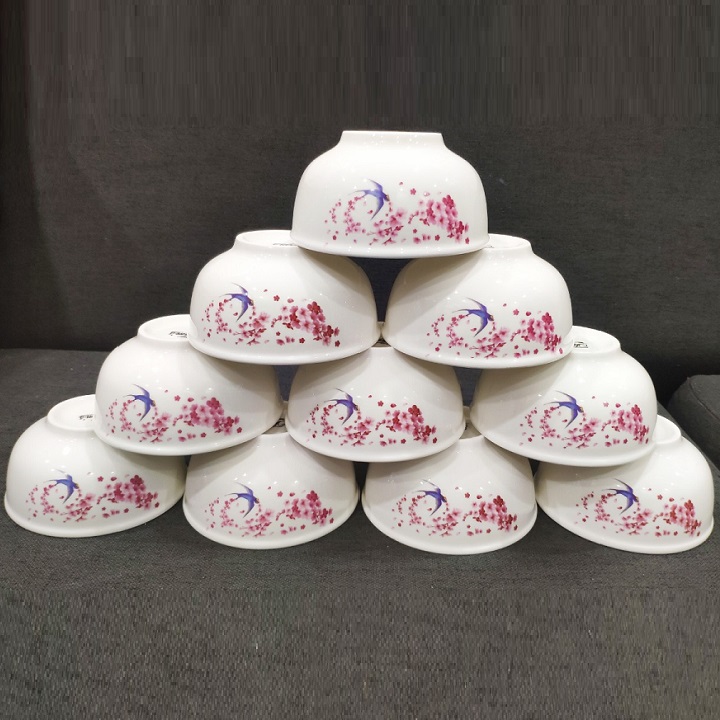 [HCM]bộ 10 chén sứ ăn cơm - chén sứ ăn cơm