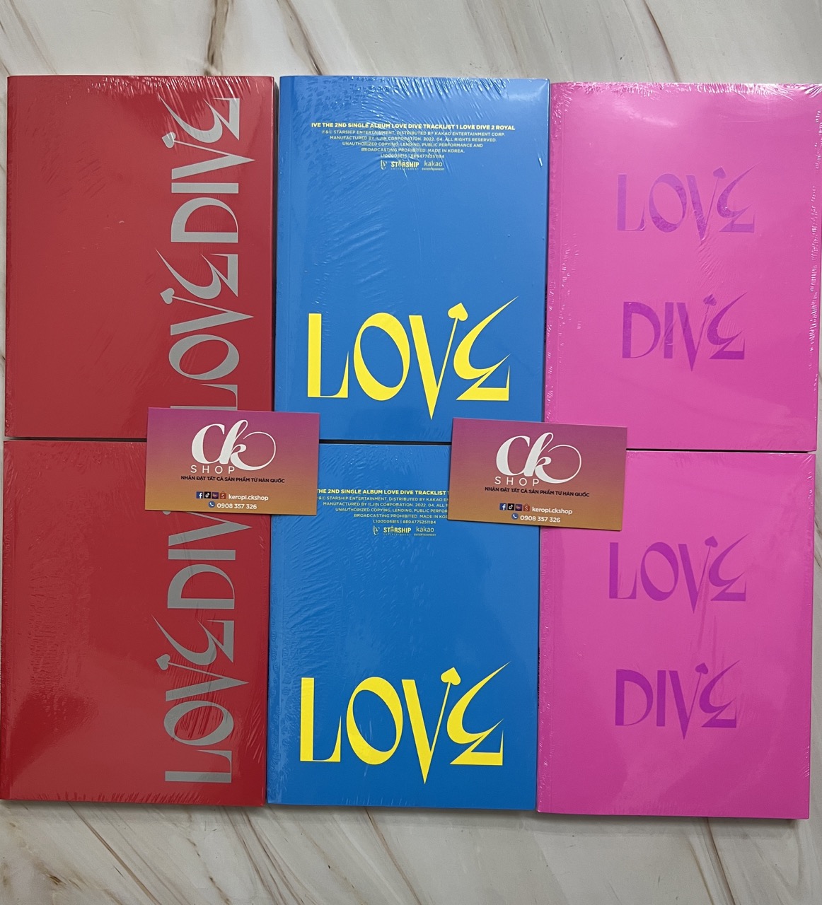 Bộ ảnh sưu tập IVE - LOVE DIVE có sẵn