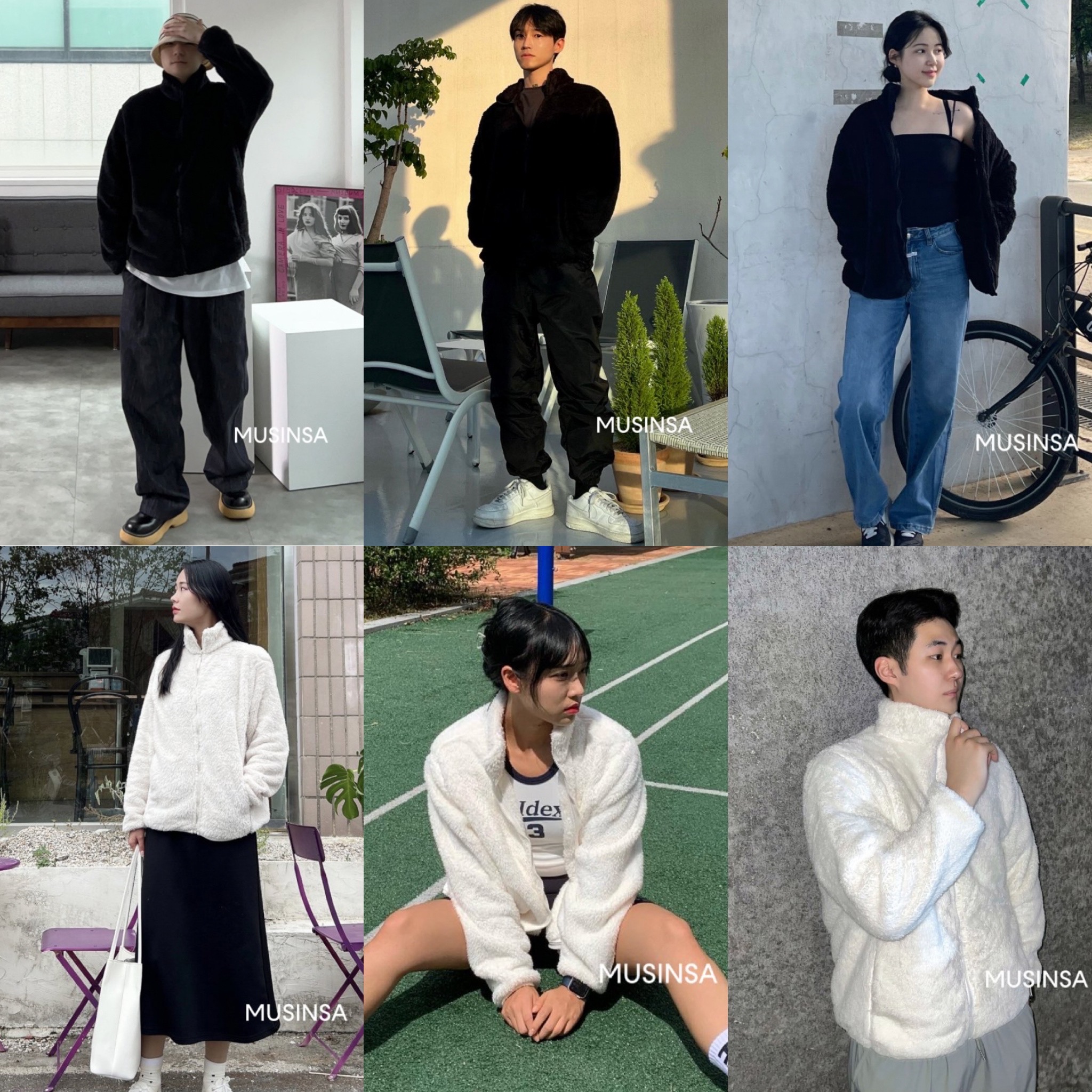 [SẴN] Áo lông SPAO Basic Purple Zip Up