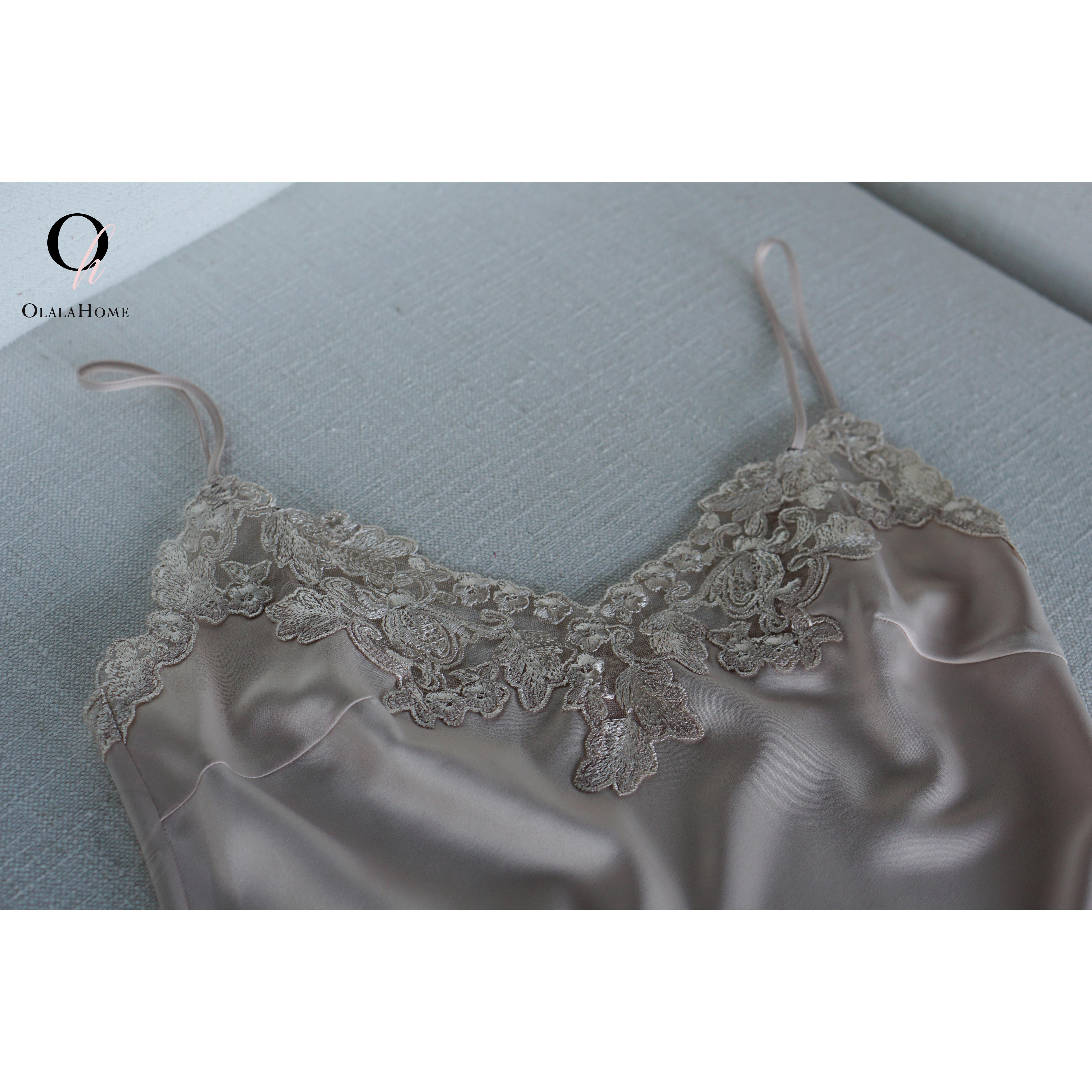 Đầm ngủ màu hồng - ELEGANT OLALA Home